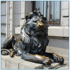 High Quality Life Size BronzeGarden Lion Statues For Sale